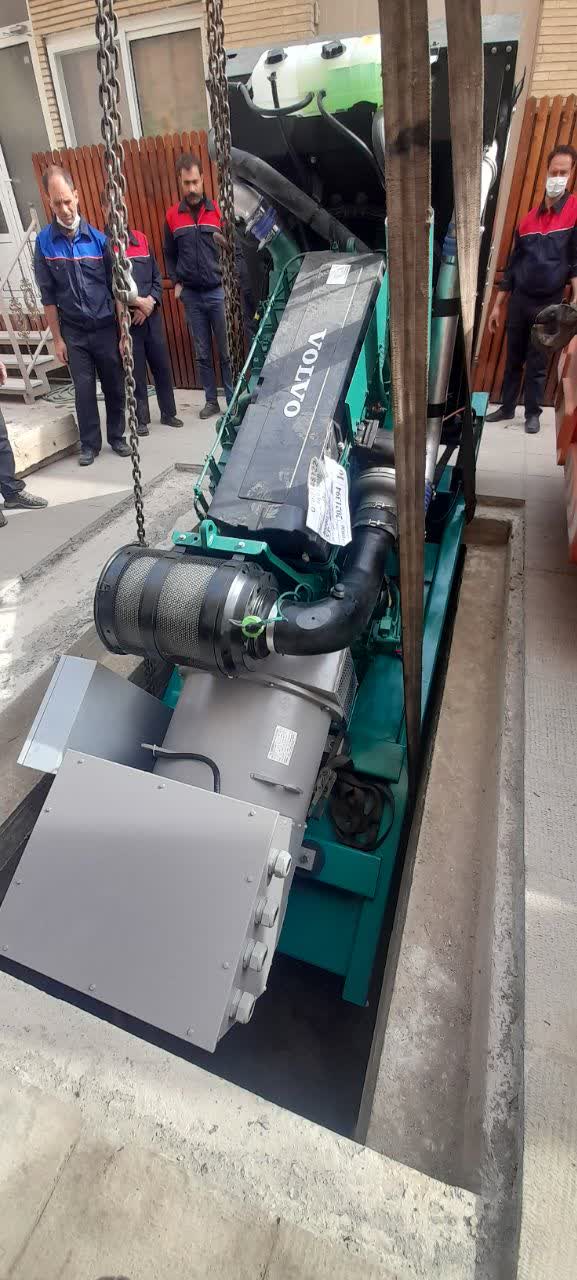 دیزل ژنراتور ولوو آزمایشگاه اصفهان